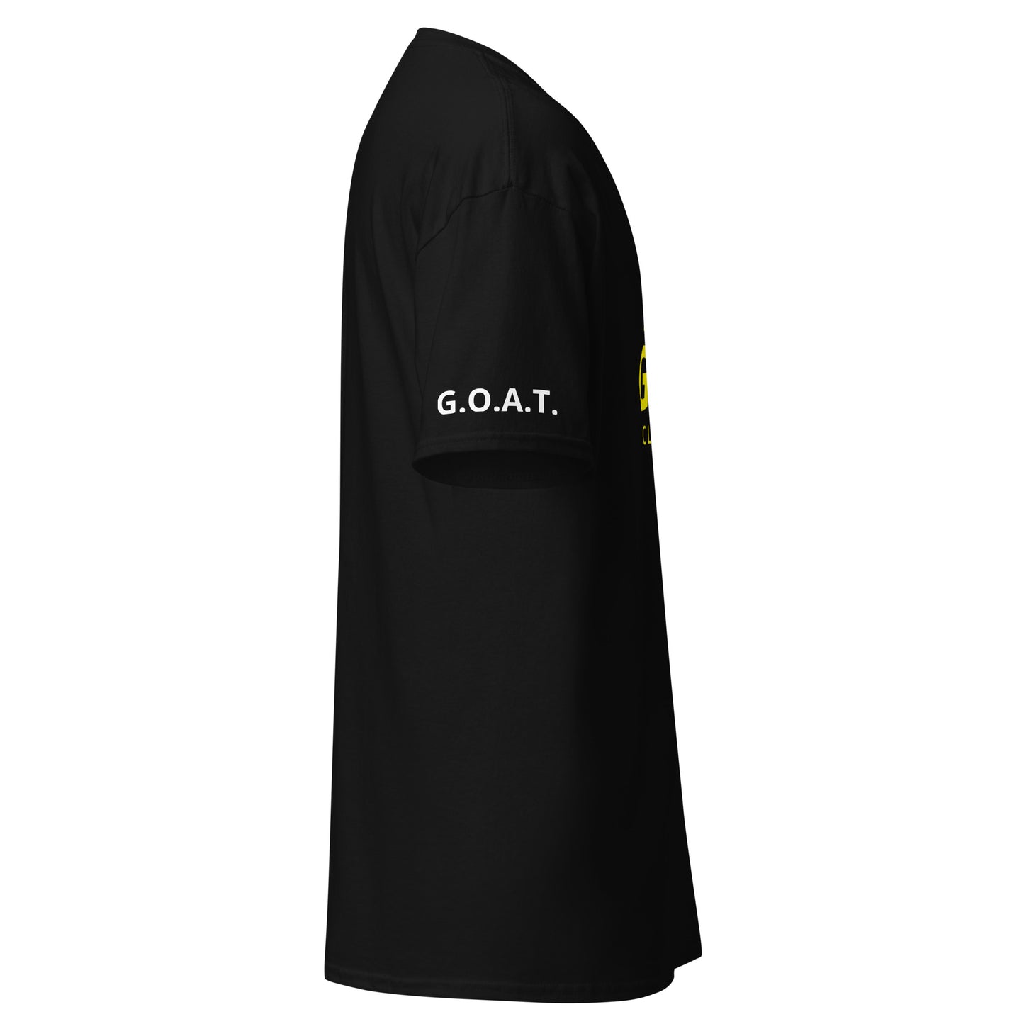 G.O.A.T. Original Logo Black & Yellow T-Shirt