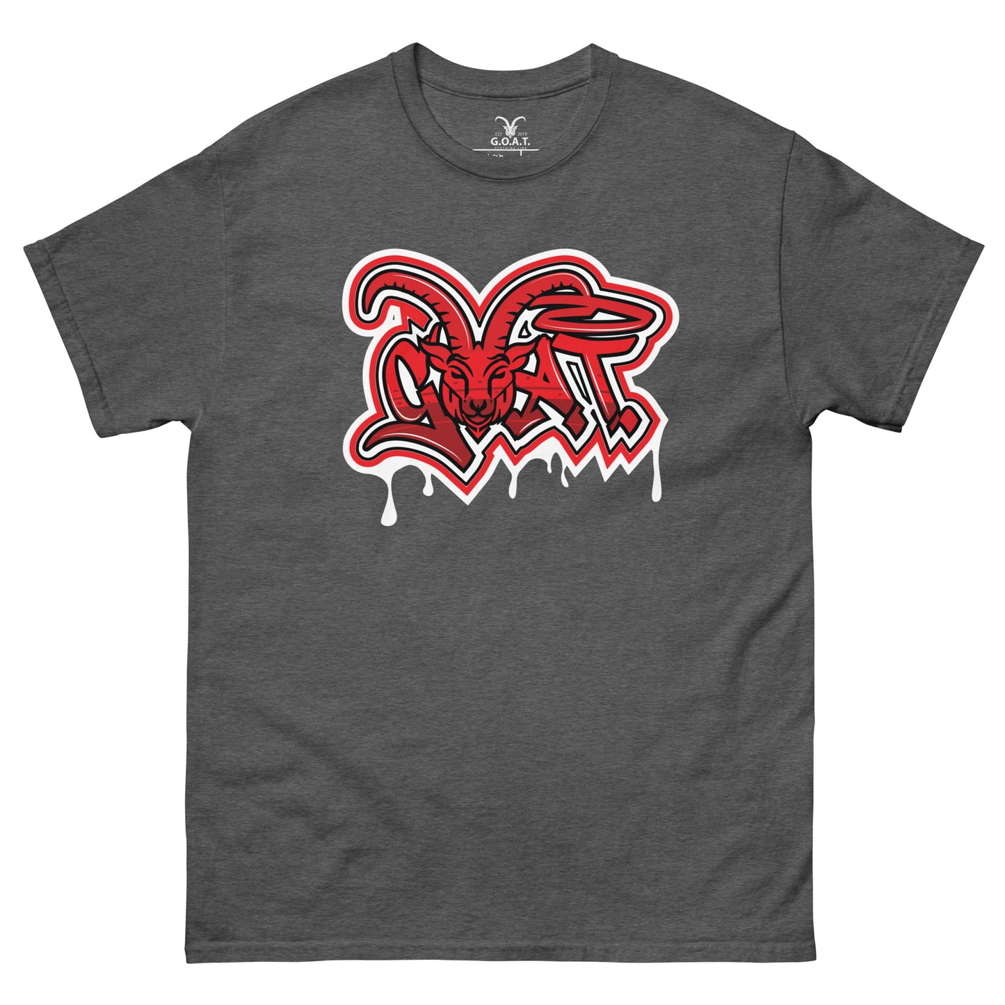 G.O.A.T. Limited Edition Red/White/Black T-Shirt (3 Colors)