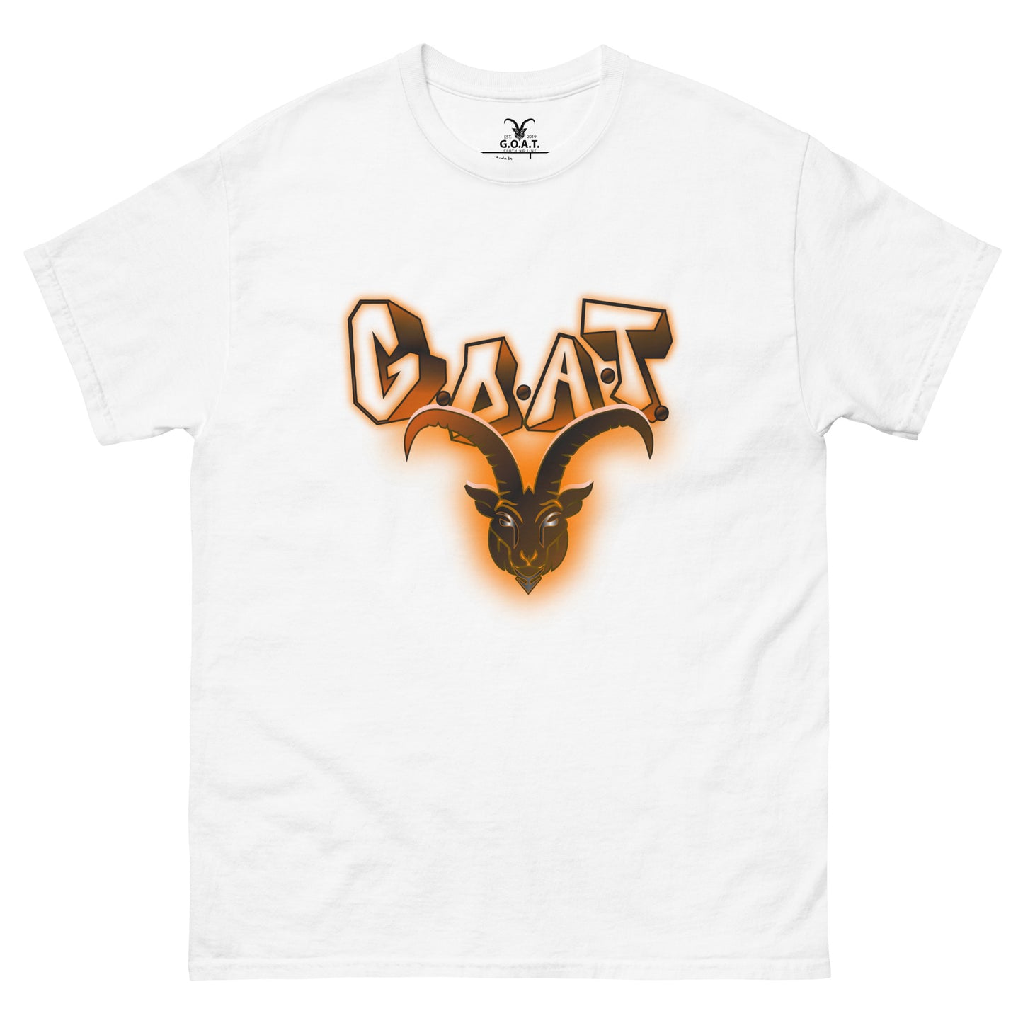 G.O.A.T. Orange Drip T-Shirt (6 Colors)