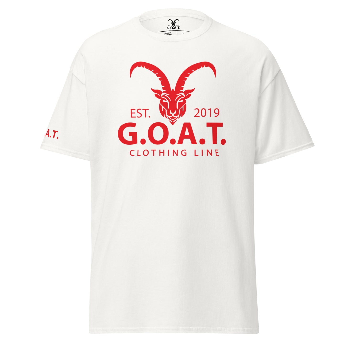 G.O.A.T. Original Red Logo T-Shirt