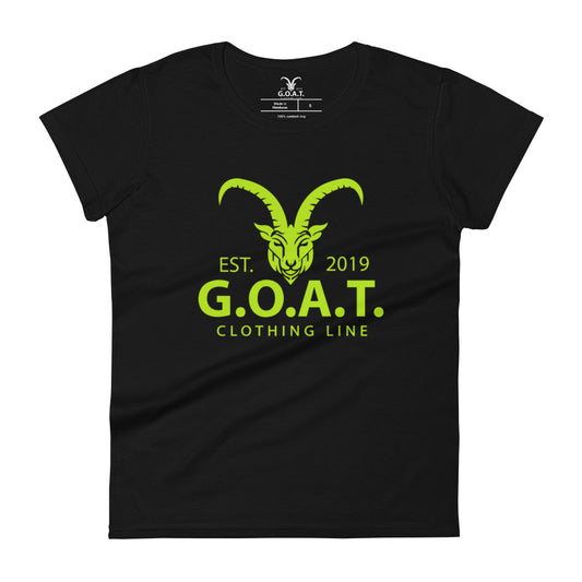 G.O.A.T. Original Green Fashion Fit T-Shirt (6 Colors)