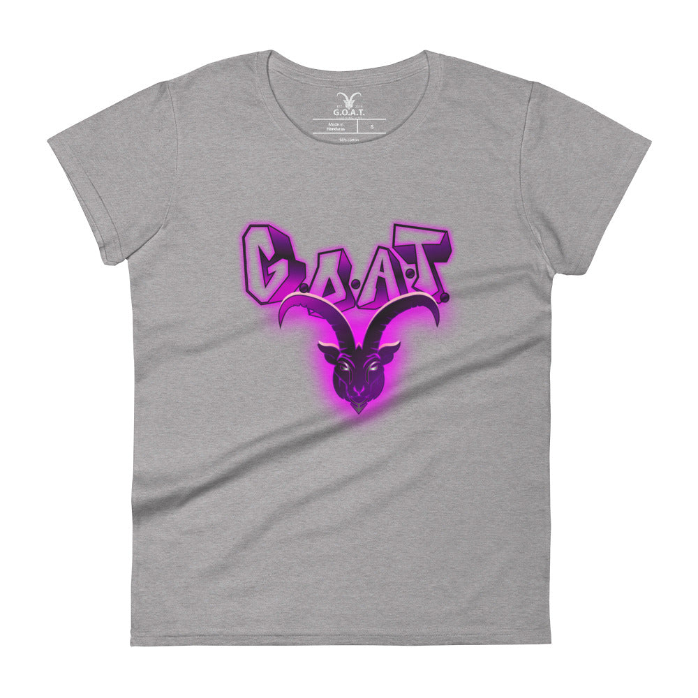 G.O.A.T. Purple Drip Fashion Fit T-Shirt (5 Colors)