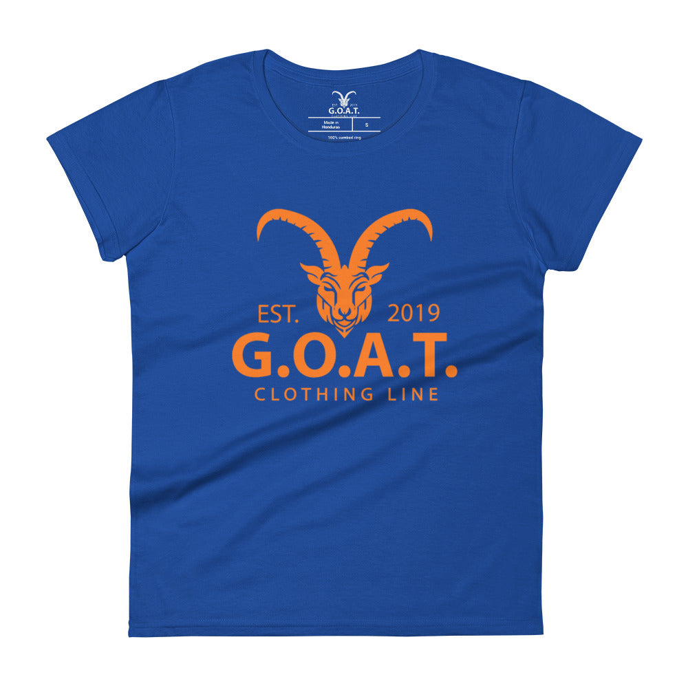 G.O.A.T. Original Orange Fashion Fit T-Shirt (5 Colors)