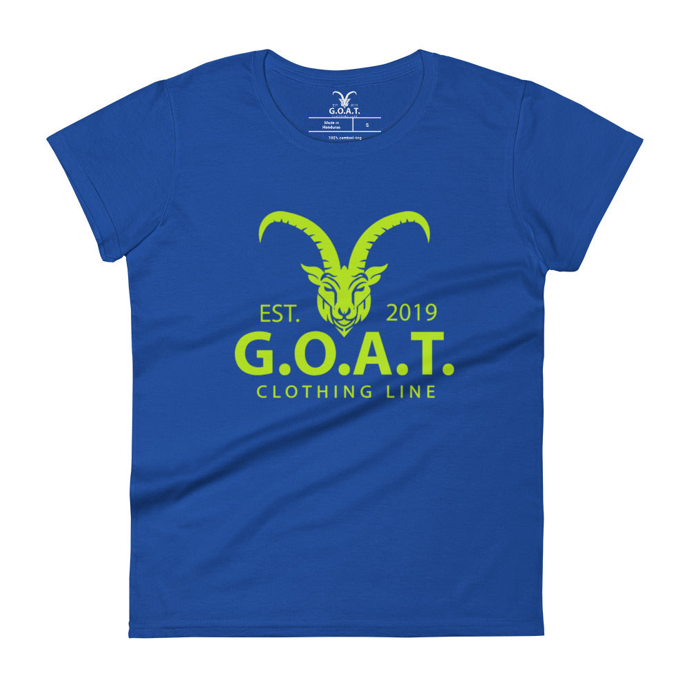 G.O.A.T. Original Green Fashion Fit T-Shirt (6 Colors)